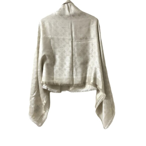 Auth LOUIS VUITTON Shawl Monogram Shine - Picture 3 of 11